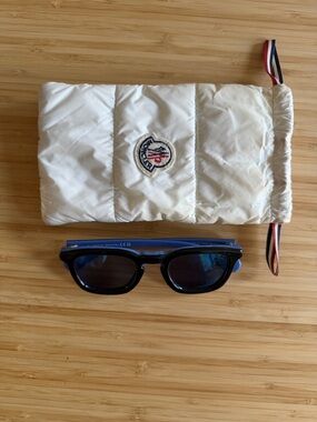 Moncler ML 0006 Navy Frame Sunglasses